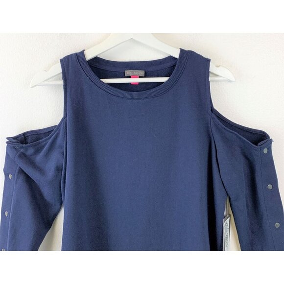 NWT VINCE CAMUTO Cold-shoulder Snap-sleeve Top - Picture 4 of 8